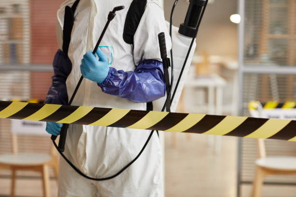 Professional Blood Cleanup technician working in Riverside, IA